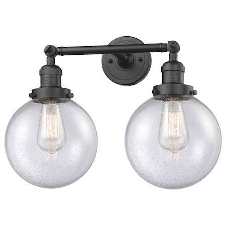 2 Light Vintage Dimmable Led Bathroom Fixture